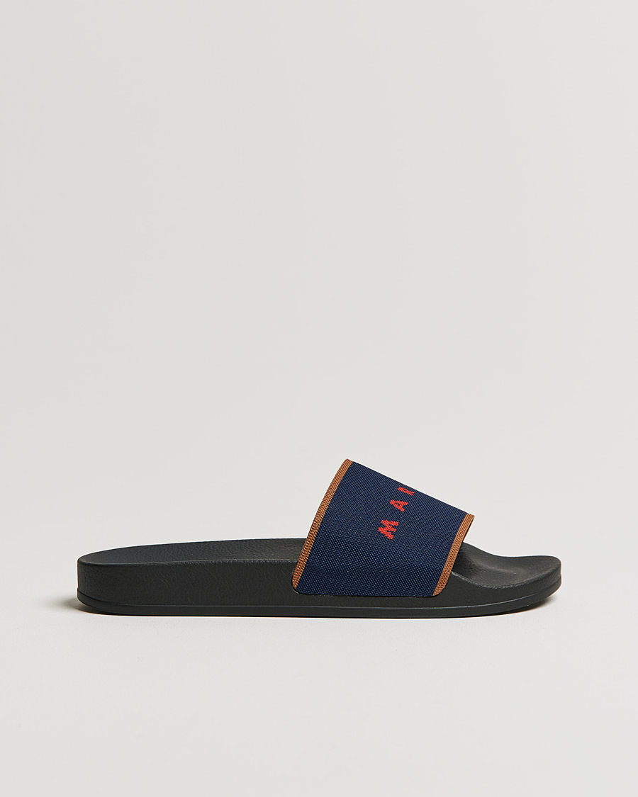 Homme | Marni Knit Slides Navy | Marni | Knit Slides Navy