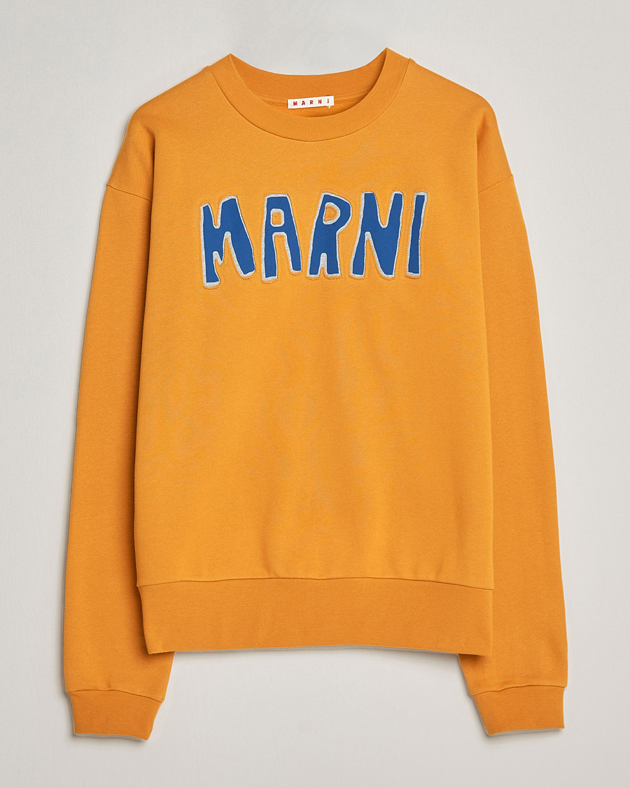 Homme | Pulls Et Tricots | Marni | Brushed Logo Sweatshirt Yellow