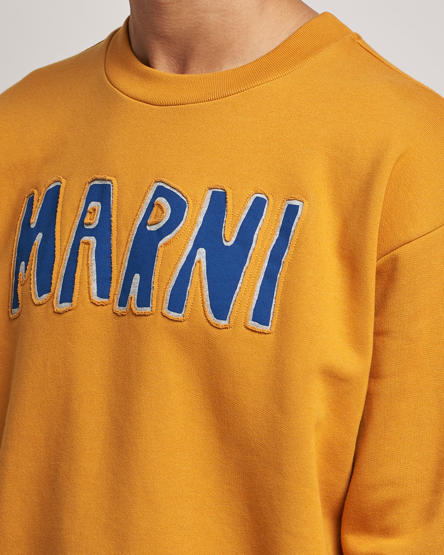 Homme | Pulls Et Tricots | Marni | Brushed Logo Sweatshirt Yellow