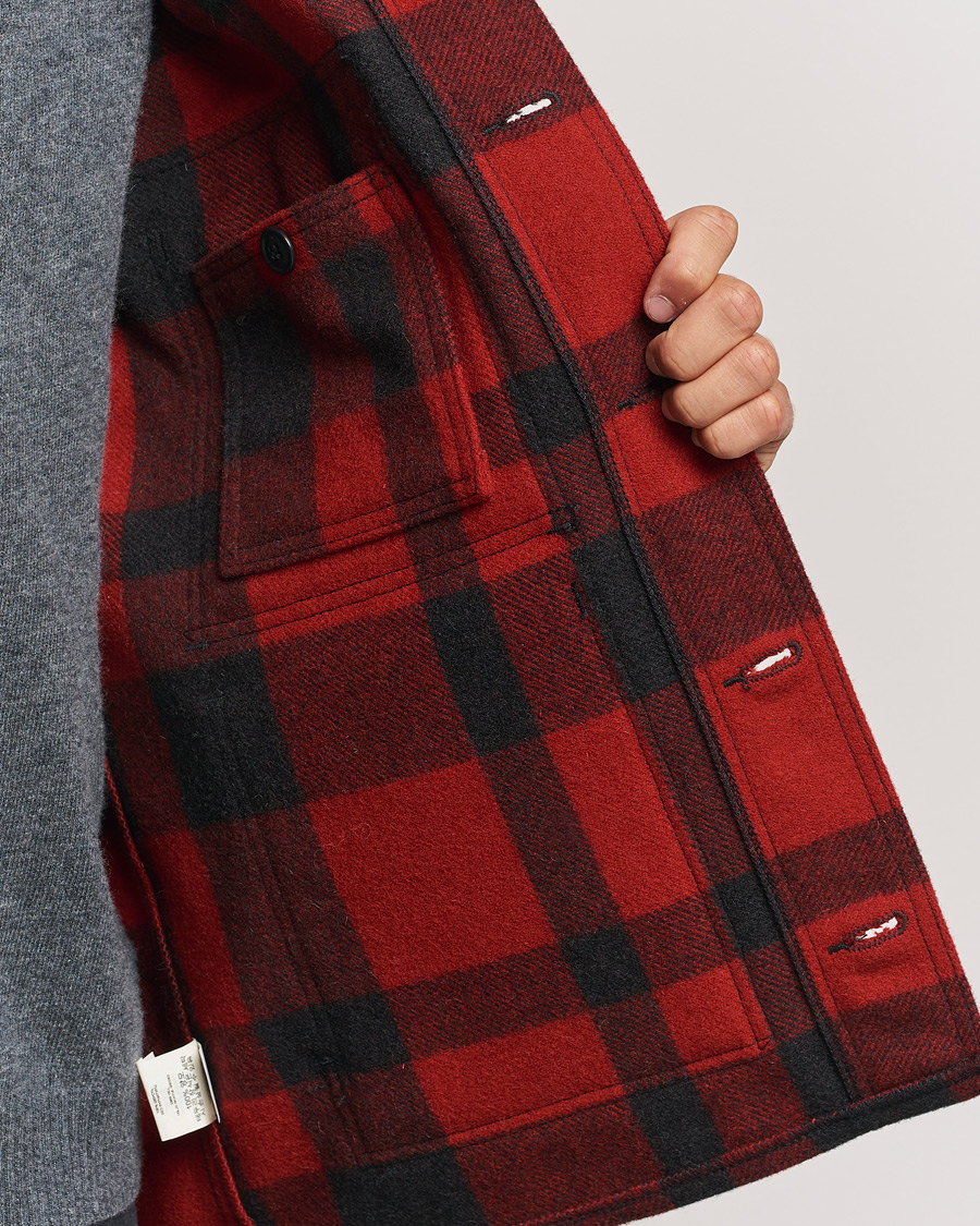 Homme | Manteaux Et Vestes | Filson | Mackinaw Wool Cruiser Red/Black Plaid