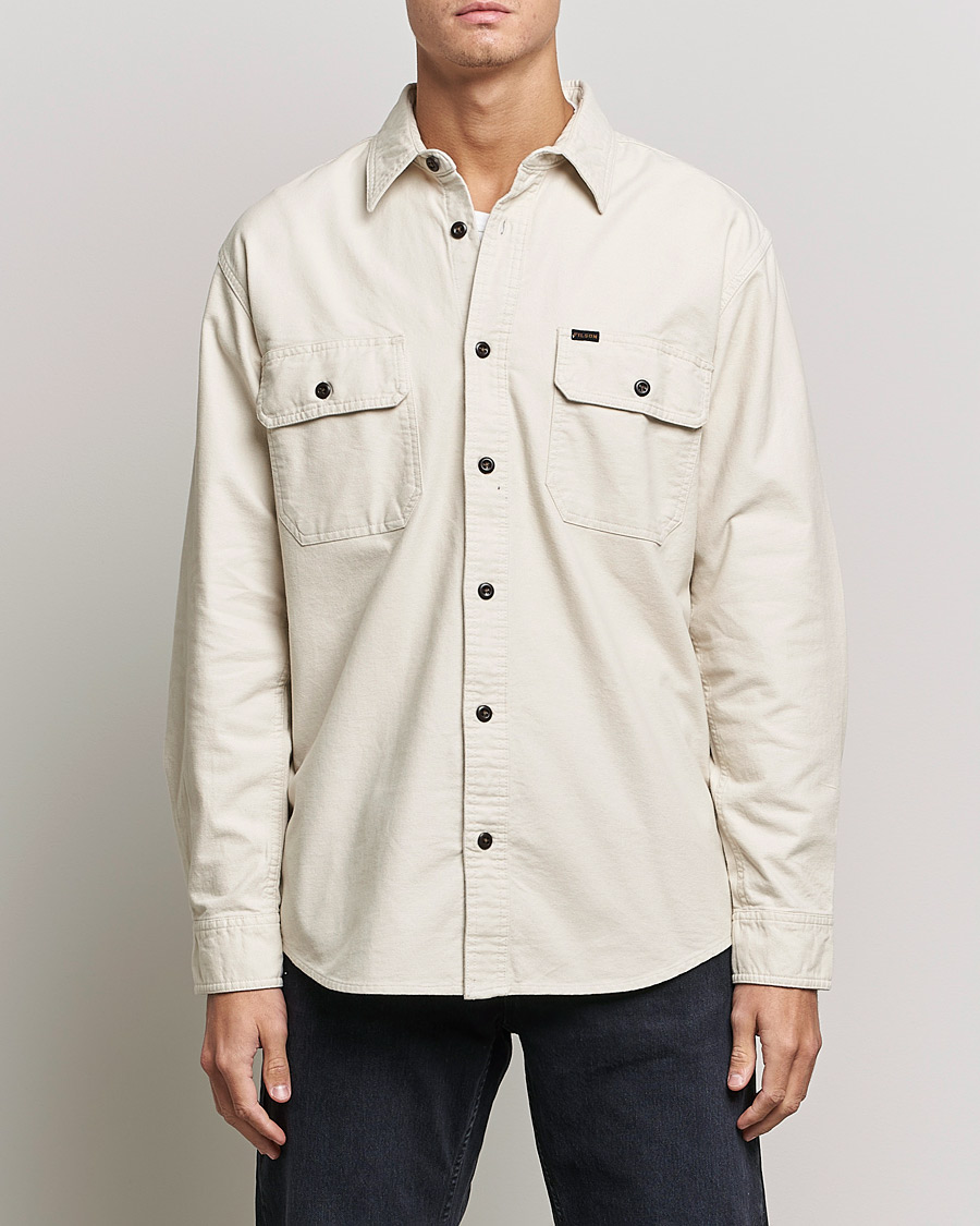 Homme | Chemises | Filson | Field Flannel Shirt Natural