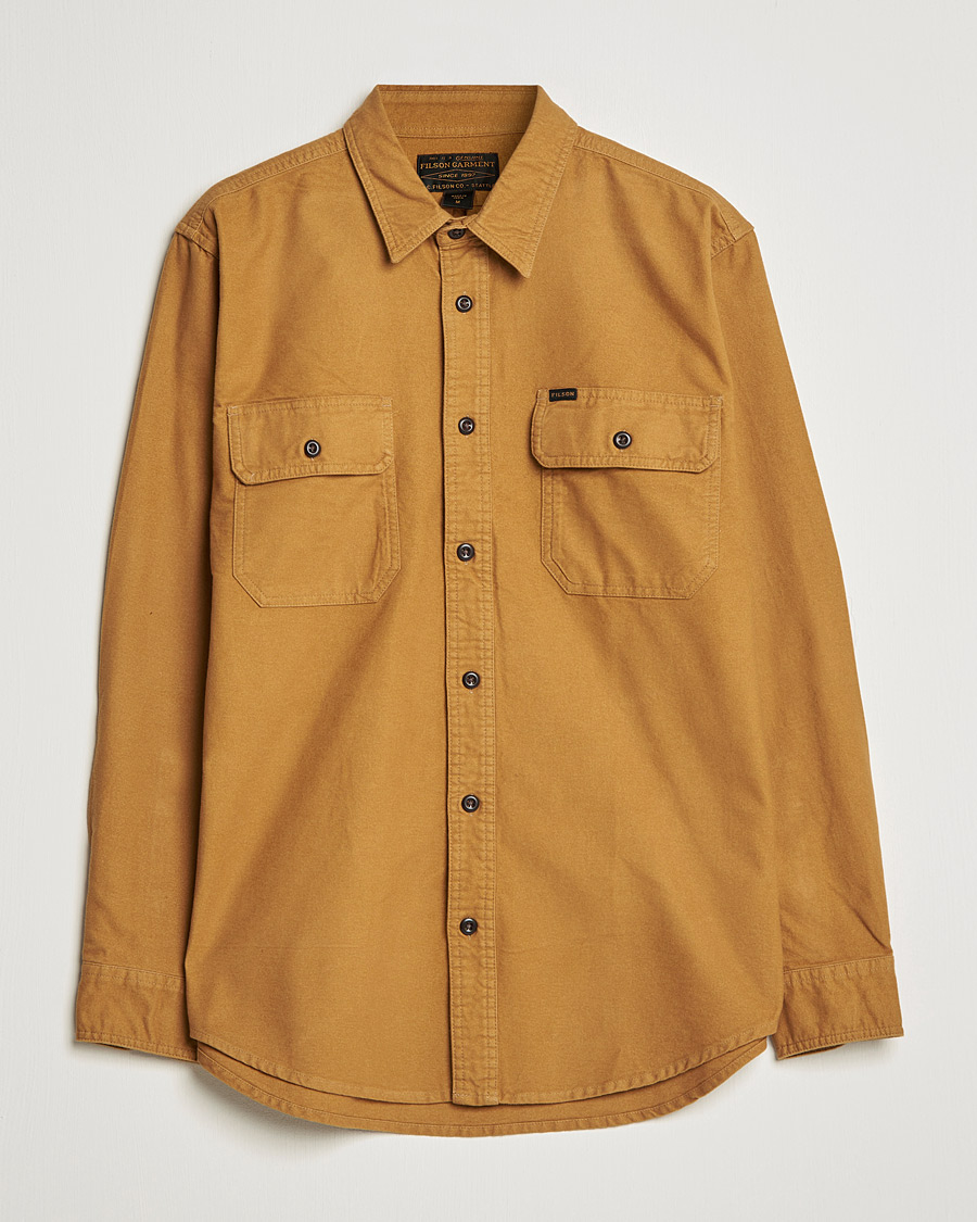Homme | Chemises | Filson | Field Flannel Shirt Nubuck Tan
