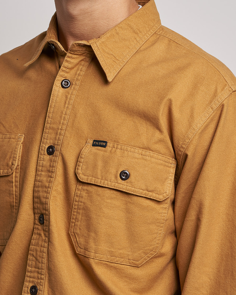 Homme | Chemises | Filson | Field Flannel Shirt Nubuck Tan