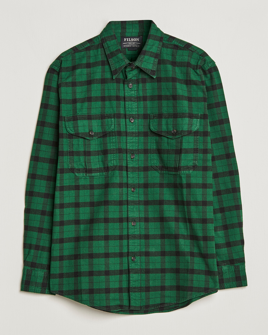 Homme | Chemises | Filson | Alaskan Guide Shirt Bottle Green Black
