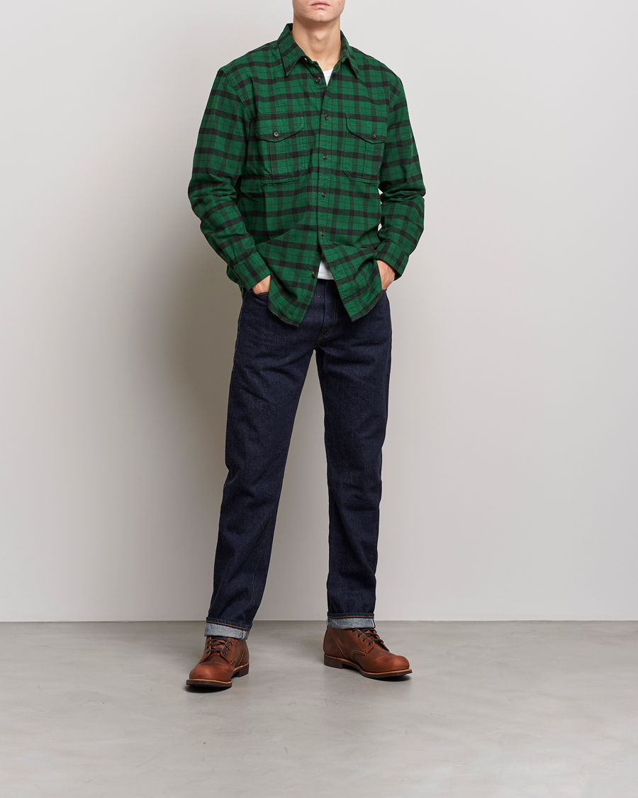 Homme | Chemises | Filson | Alaskan Guide Shirt Bottle Green Black
