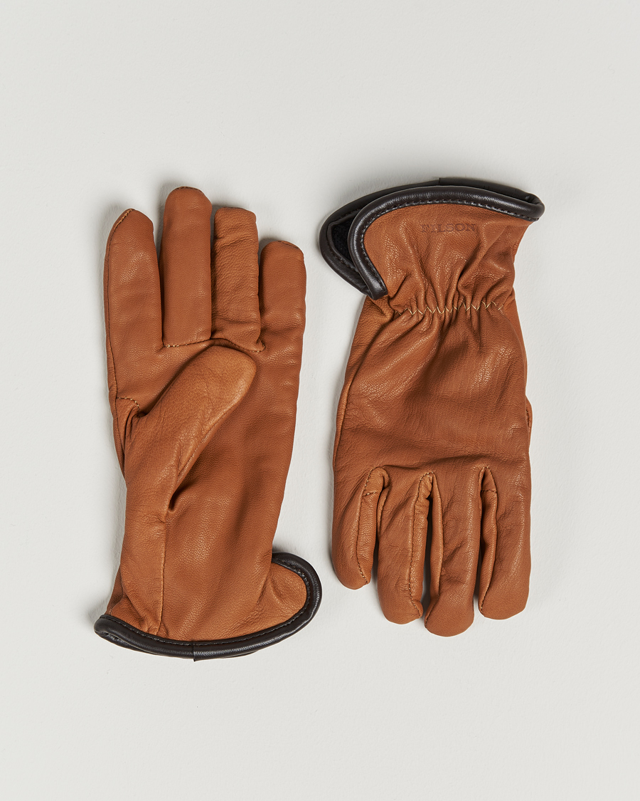 Homme | Filson Original Lined Goatskin Gloves Saddle Brown | Filson | Original Lined Goatskin Gloves Saddle Brown