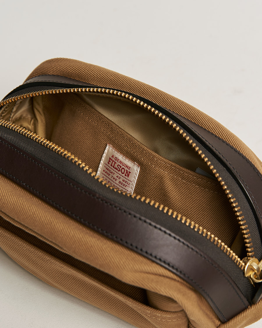 Homme | Sacs | Filson | Rugged Twill Travel Kit Tan