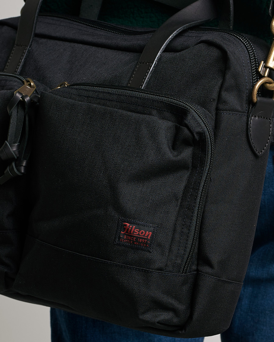 Homme | Filson Dryden Cordura Nylon Briefcase Dark Navy | Filson | Dryden Cordura Nylon Briefcase Dark Navy