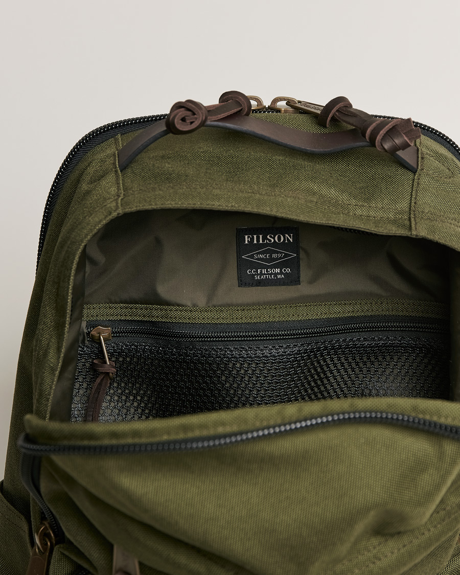 Homme | Filson Dryden Cordura Nylon Backpack Otter Green | Filson | Dryden Cordura Nylon Backpack Otter Green