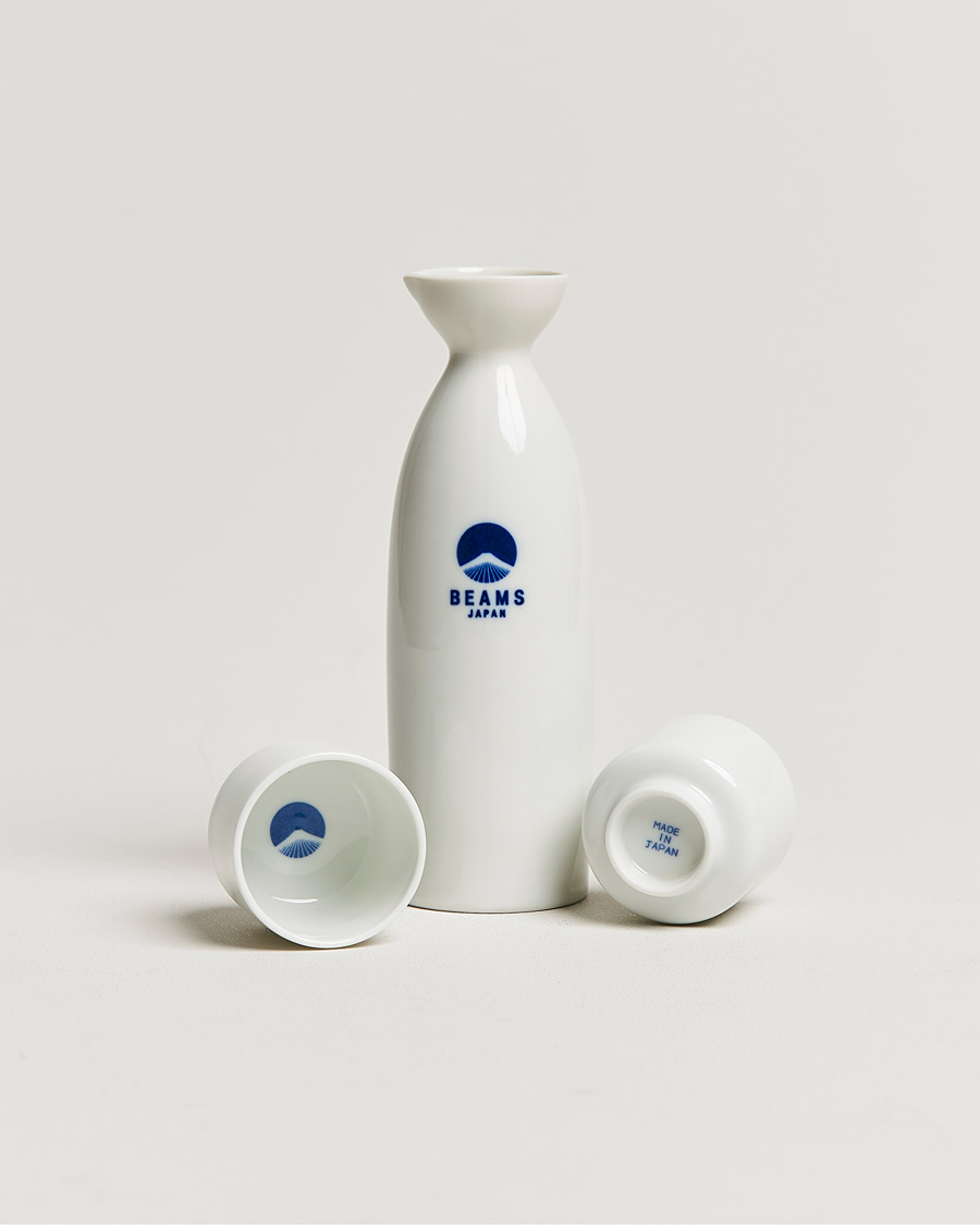 Homme | Pour Les Amoureux De La Maison | Beams Japan | Sake Bottle & Cup Set White