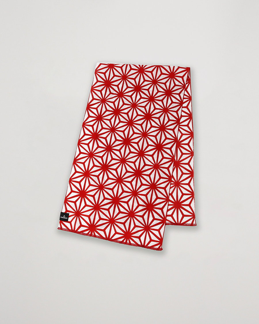 Homme | Beams Japan Chaoras Hand Towel White/Red | Beams Japan | Chaoras Hand Towel White/Red