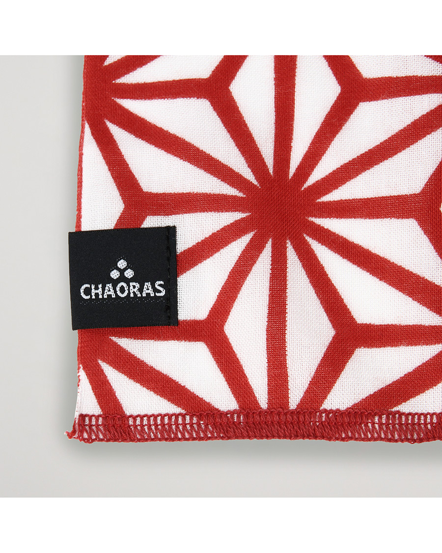 Homme | Beams Japan Chaoras Hand Towel White/Red | Beams Japan | Chaoras Hand Towel White/Red
