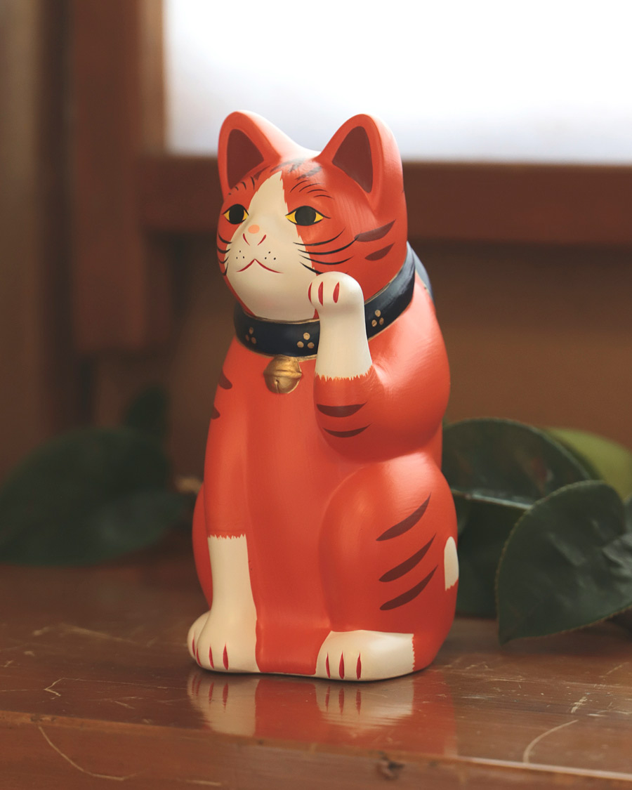 Homme | Pour La Maison | Beams Japan | Chugai Toen Fortune Cat Orange