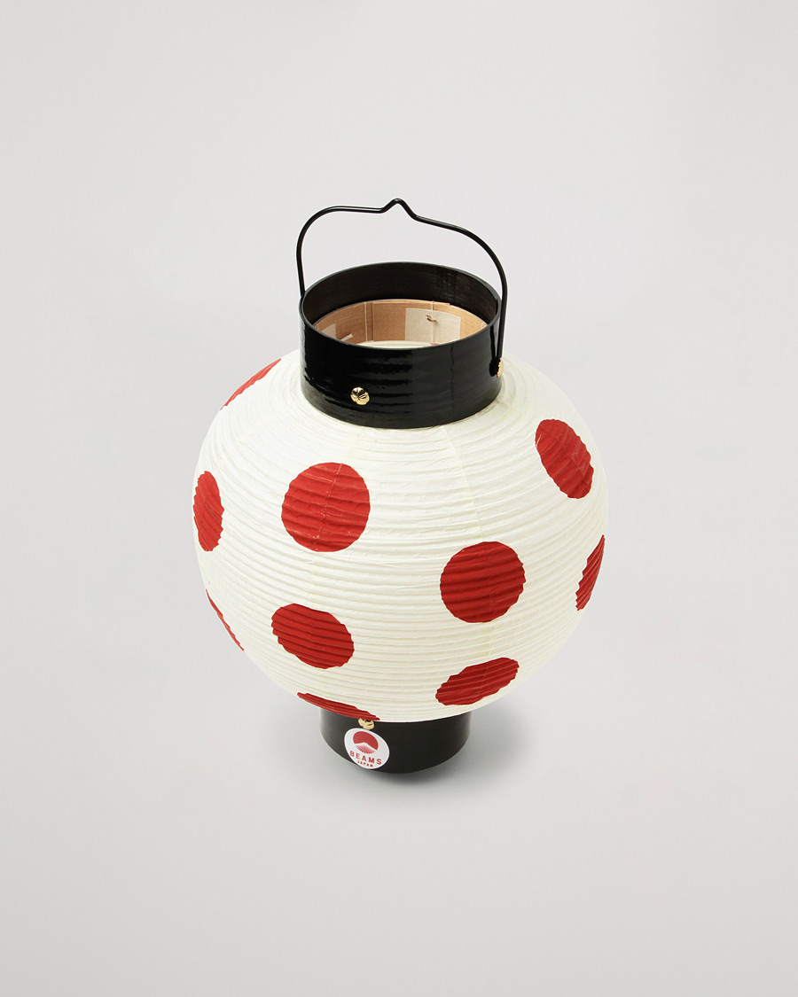 Homme | Pour La Maison | Beams Japan | Polka Dot Paper Lantern Red
