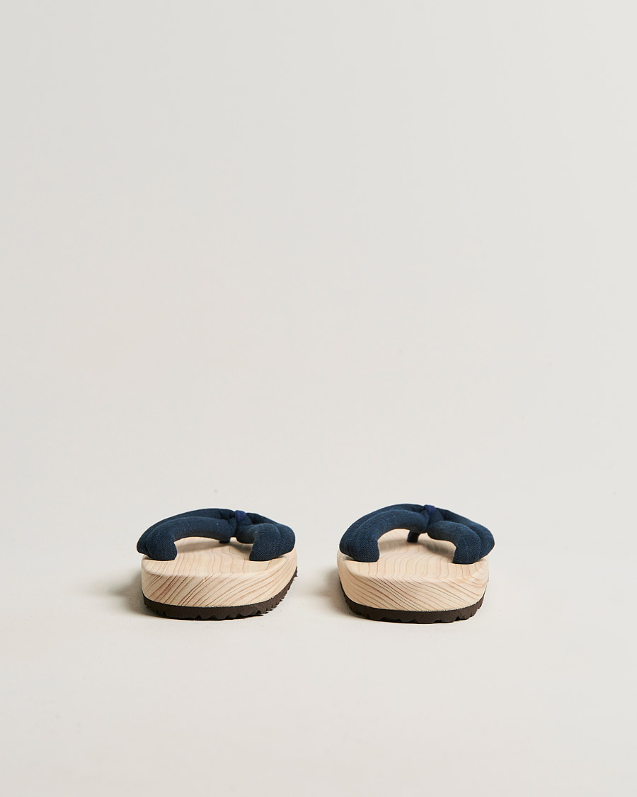 Homme | Sandales Et Mules | Beams Japan | Wooden Geta Sandals Navy