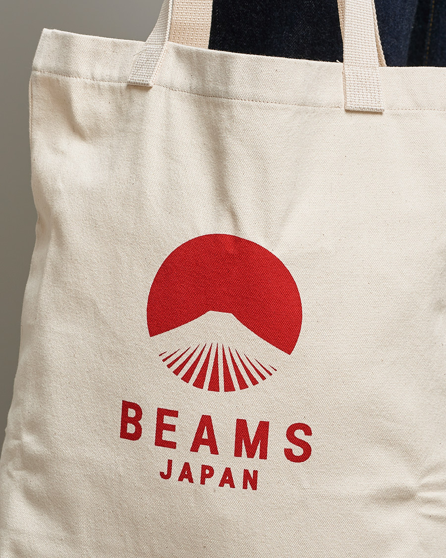 Homme | Beams Japan x Evergreen Works Tote Bag White/Red | Beams Japan | x Evergreen Works Tote Bag White/Red