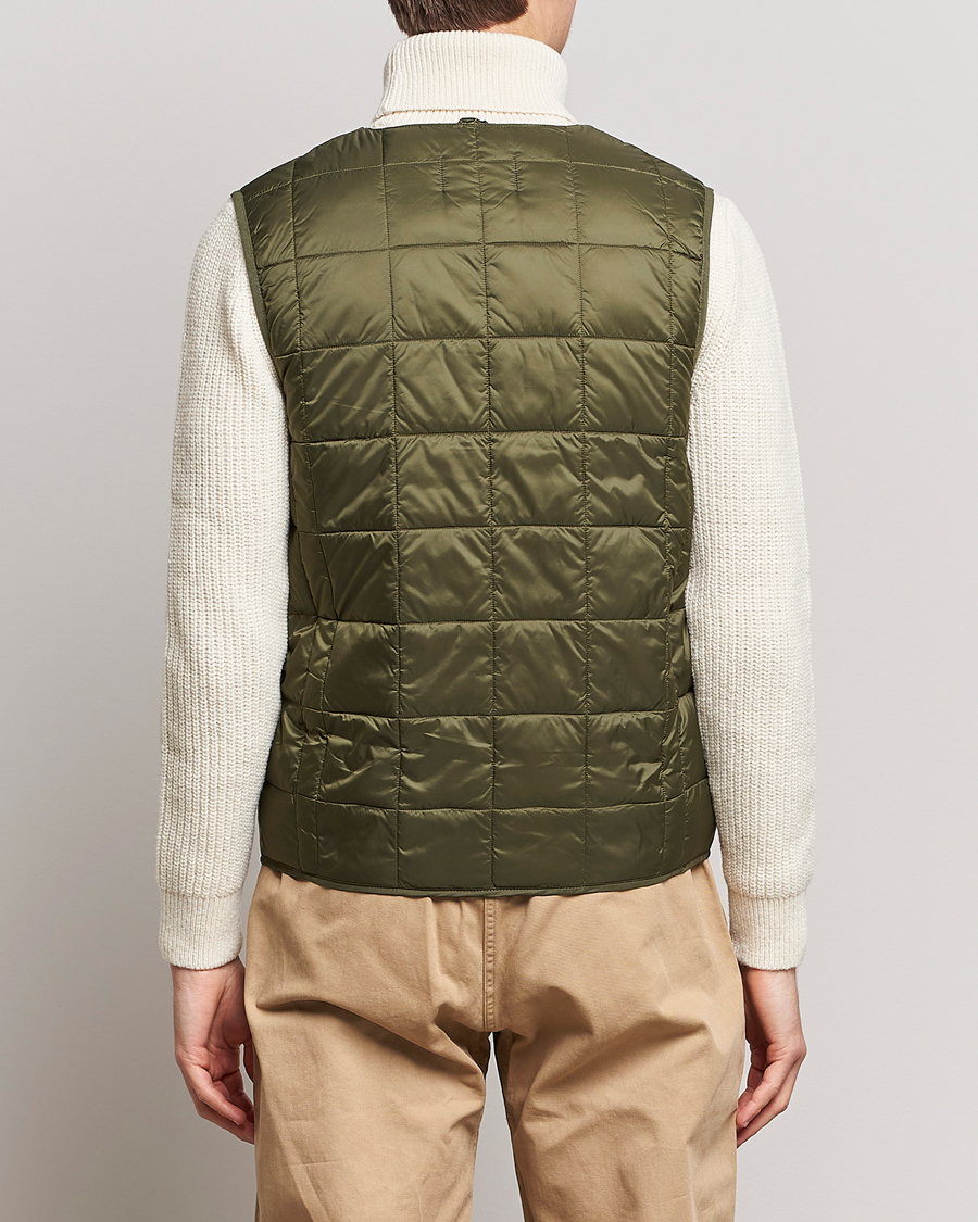 Homme | Manteaux Et Vestes | TAION | V-Neck Lightweight Down Vest Dark Olive