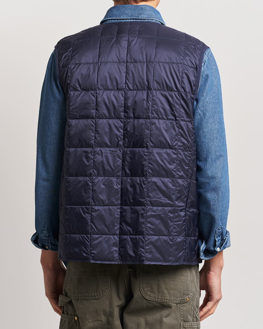 Homme | Gilets | TAION | V-Neck Lightweight Down Vest Navy