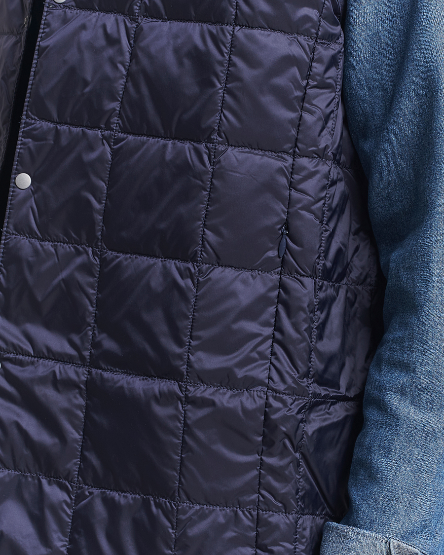 Homme | Gilets | TAION | V-Neck Lightweight Down Vest Navy