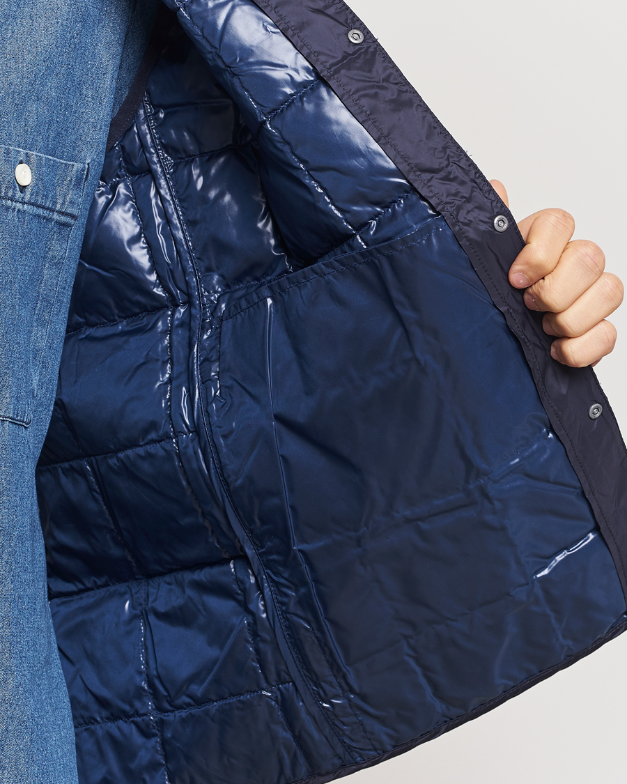 Homme | Gilets | TAION | V-Neck Lightweight Down Vest Navy