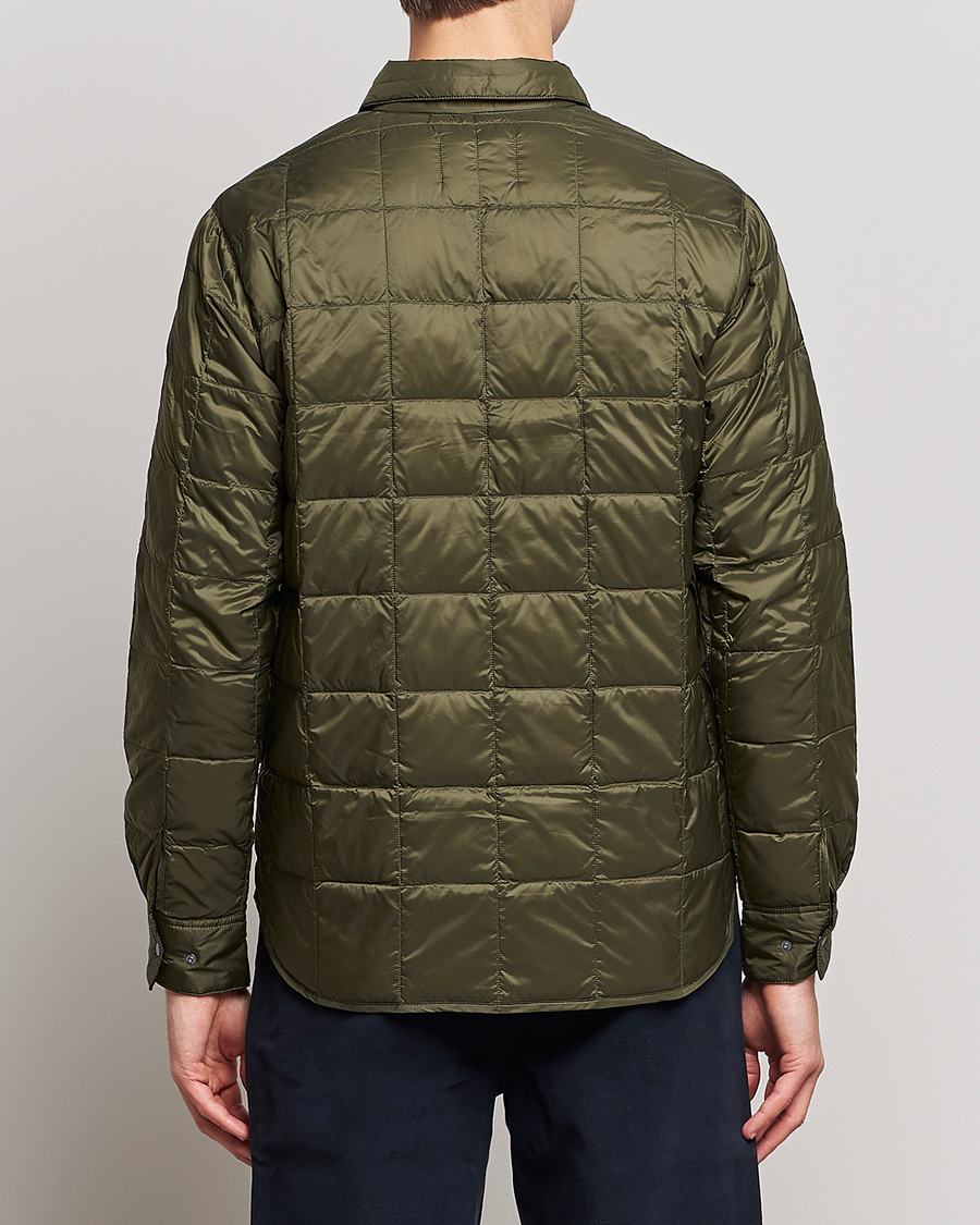 Homme | Chemises | TAION | Lightweight Down Shirt Dark Olive