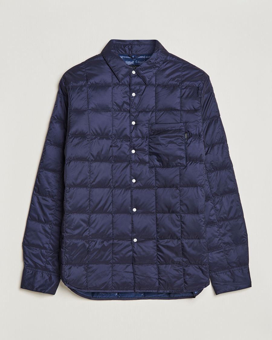 Homme | Chemises | TAION | Lightweight Down Shirt Navy