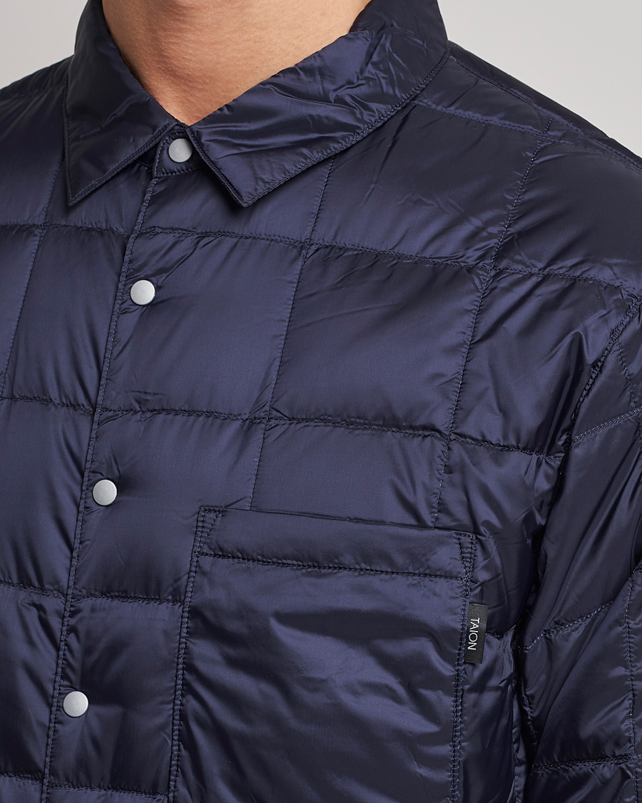 Homme | Chemises | TAION | Lightweight Down Shirt Navy