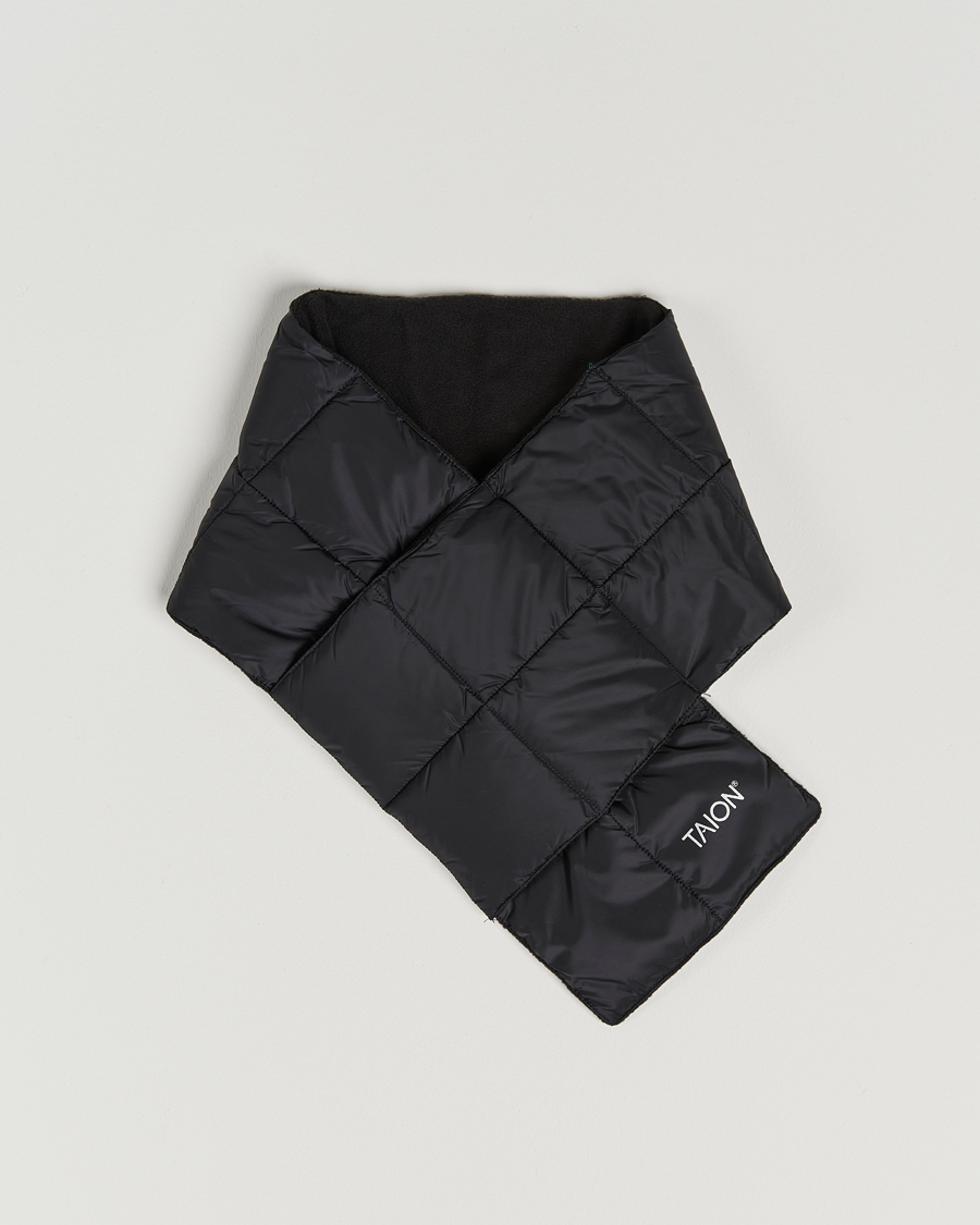 Homme | TAION Basic Down Scarf Black | TAION | Basic Down Scarf Black