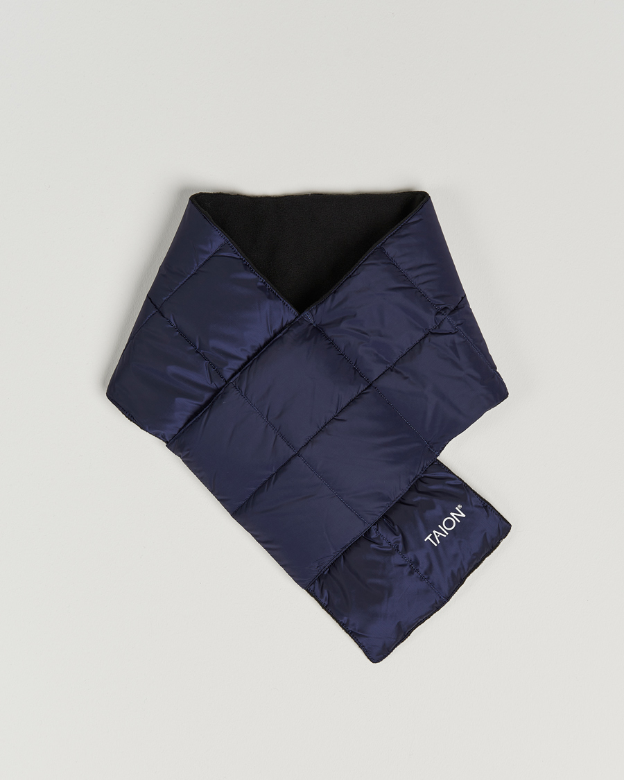 Homme | TAION Basic Down Scarf Navy | TAION | Basic Down Scarf Navy
