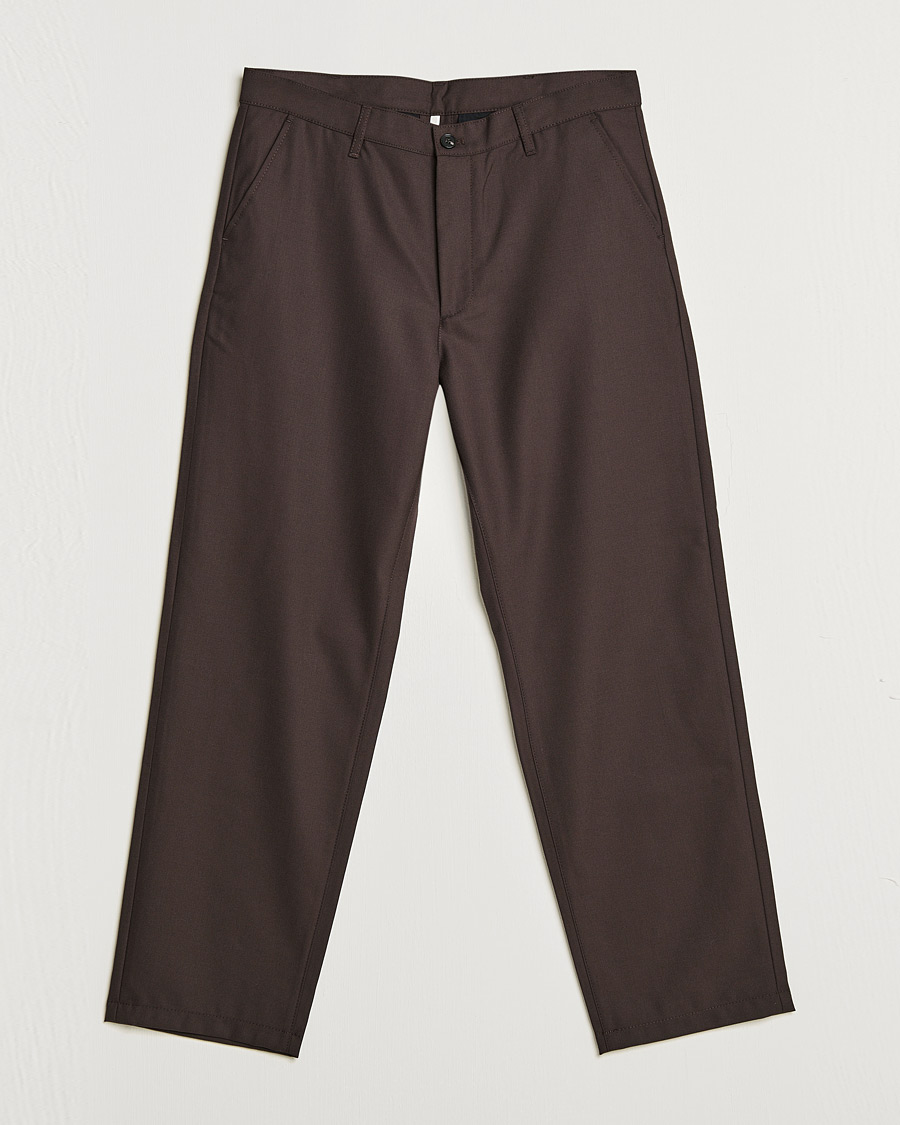 Homme | Pantalons | Sunflower | Soft Wool Trousers Brown
