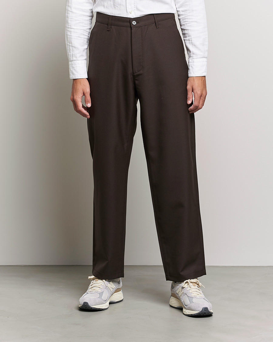 Homme | Pantalons | Sunflower | Soft Wool Trousers Brown