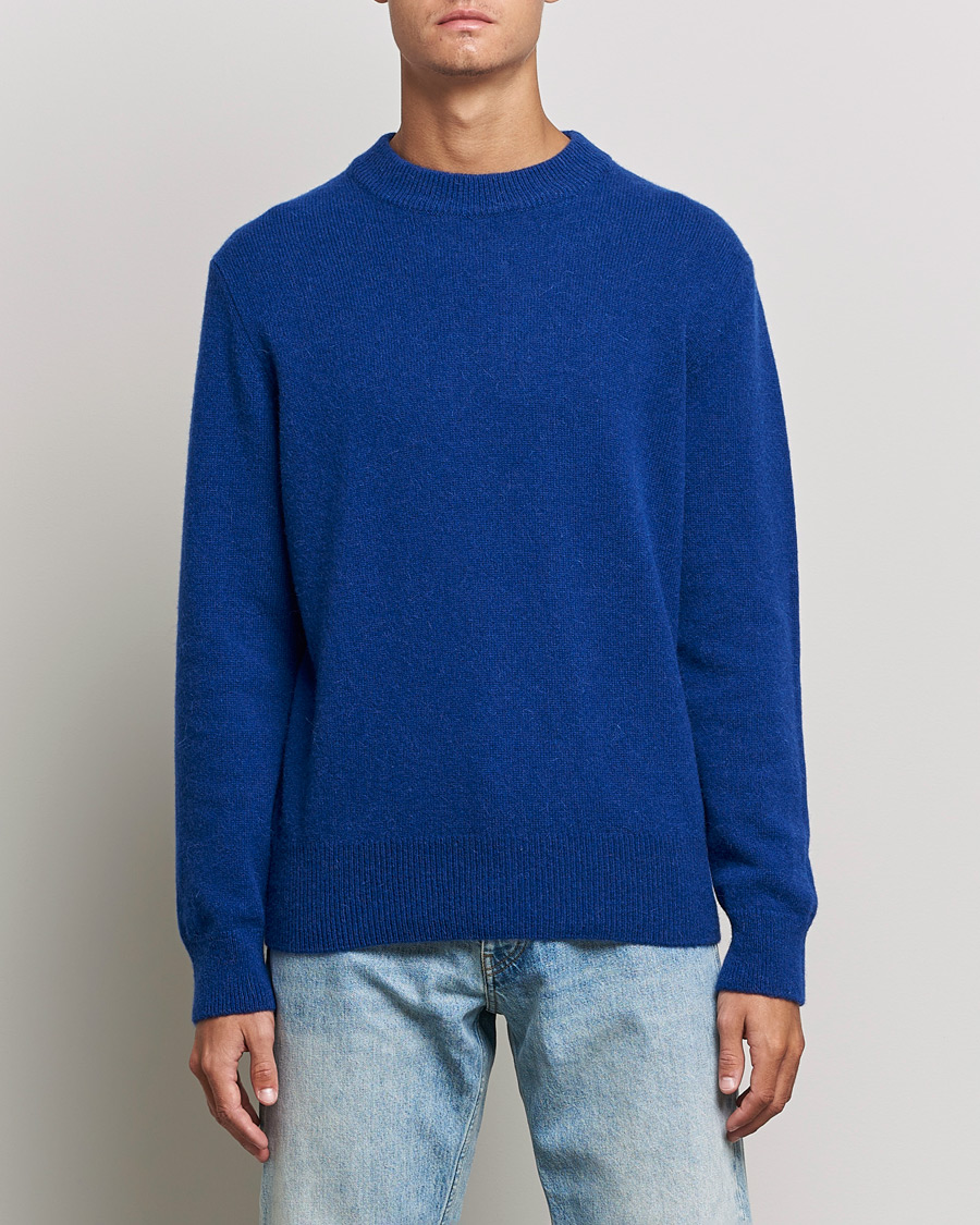 Homme | Pulls Et Tricots | Sunflower | Moon Alpaca Sweater Electric Blue