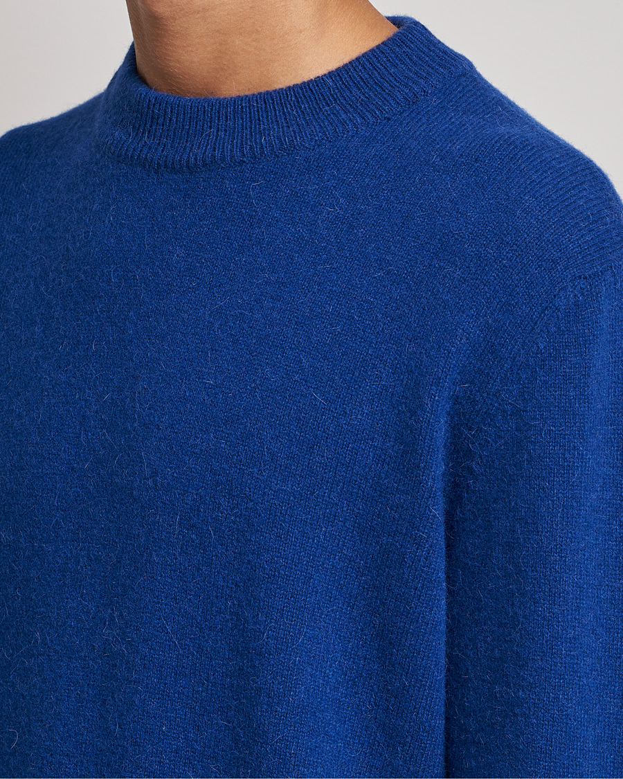 Homme | Pulls Et Tricots | Sunflower | Moon Alpaca Sweater Electric Blue