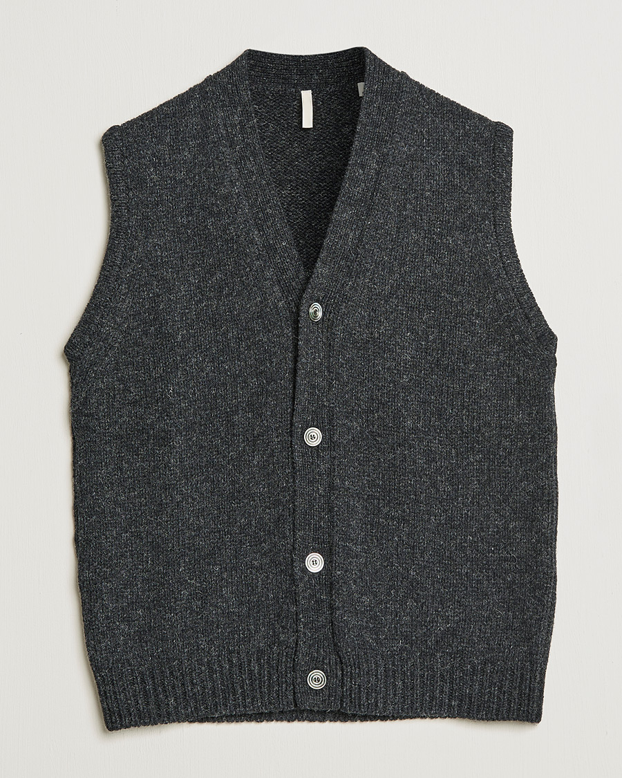 Homme | Pulls Et Tricots | Sunflower | Steven Knit Vest Dark Grey