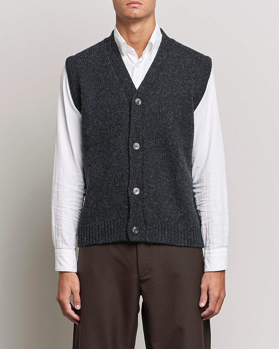 Homme | Pulls Et Tricots | Sunflower | Steven Knit Vest Dark Grey