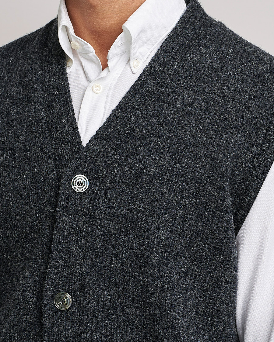 Homme | Pulls Et Tricots | Sunflower | Steven Knit Vest Dark Grey