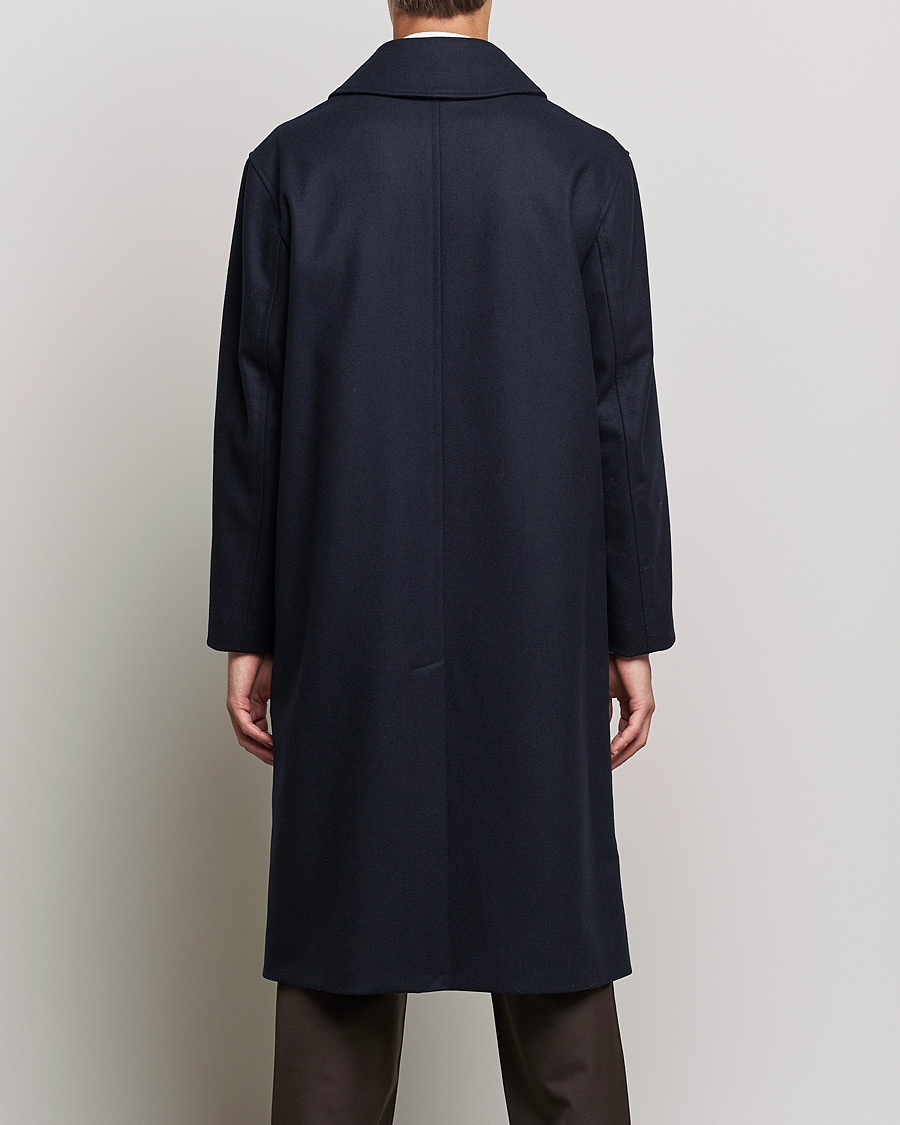 Homme | Manteaux Et Vestes | Sunflower | Heavy Wool Winter Coat Dark Navy