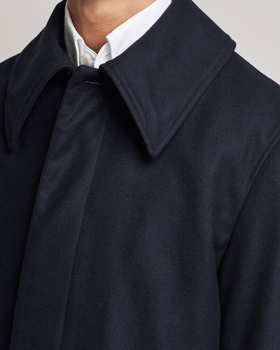 Homme | Manteaux Et Vestes | Sunflower | Heavy Wool Winter Coat Dark Navy