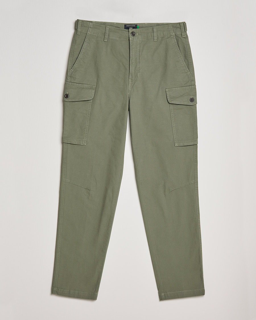 Homme | Pantalons | Dockers | Tapered Cotton Cargo Pant Olive