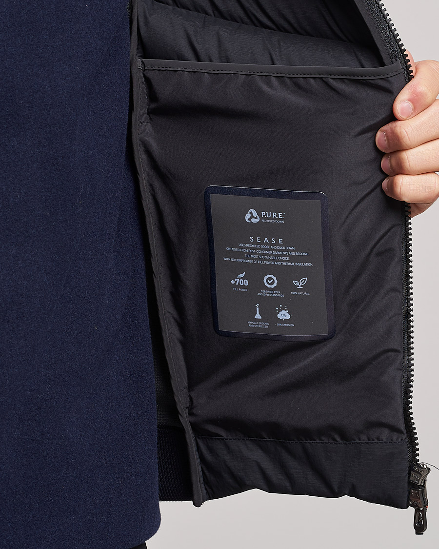 Homme | Manteaux Et Vestes | SEASE | Warmer Down Vest Caviar