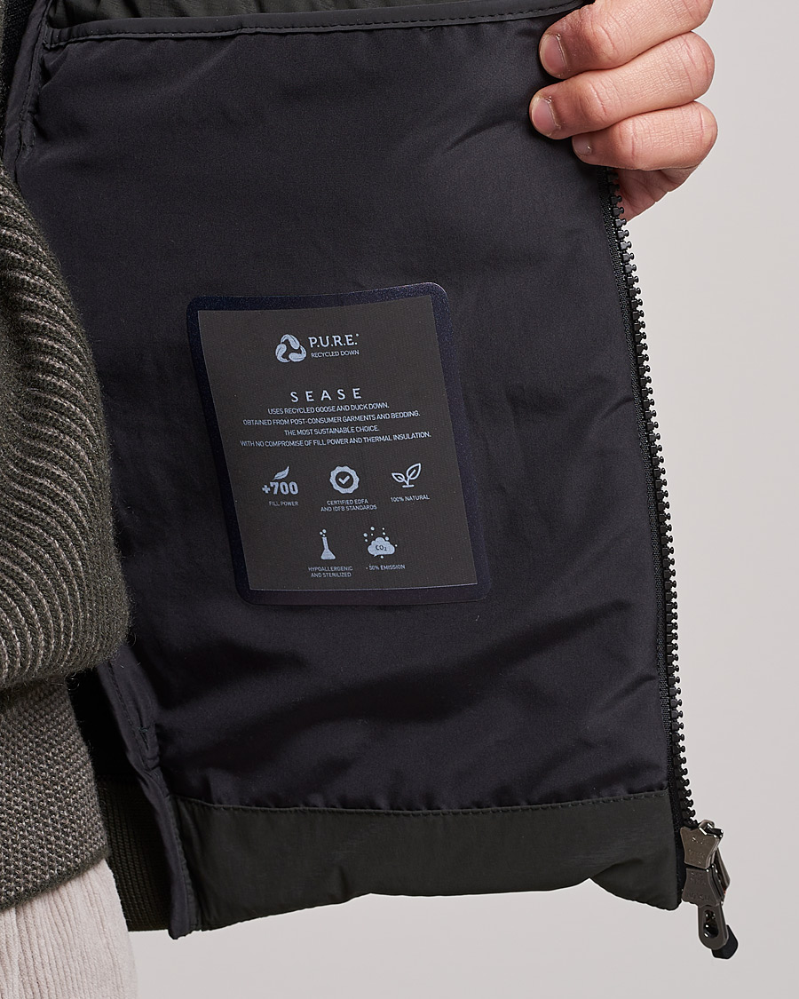 Homme | Manteaux Et Vestes | SEASE | Warmer Down Jacket Dark Green