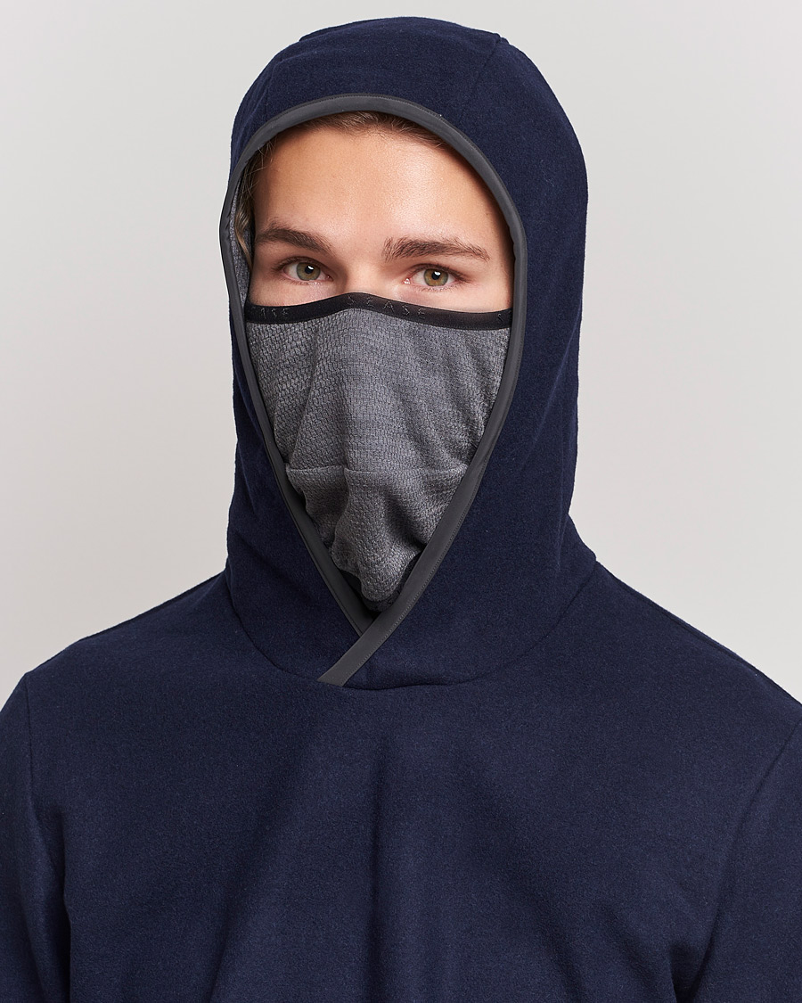 Homme | Pulls Et Tricots | SEASE | Drone Wool/Jersey Hood Navy