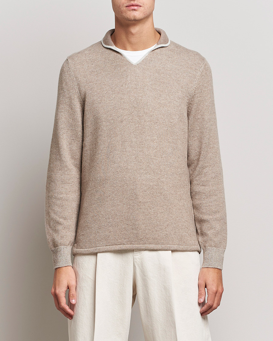 Homme | Pulls Et Tricots | SEASE | Ellen Cashmere Pullover Beige