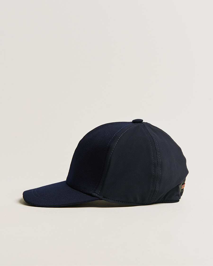 Homme | SEASE Wool/Cashmere Baseball Cap Navy | SEASE | Wool/Cashmere Baseball Cap Navy