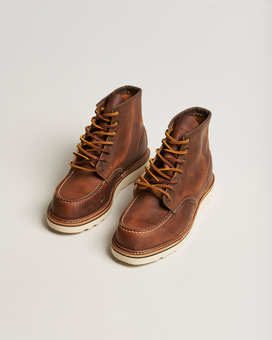 Homme | Bottes | Red Wing Shoes | Moc Toe Boot Copper Rough/Though Leather