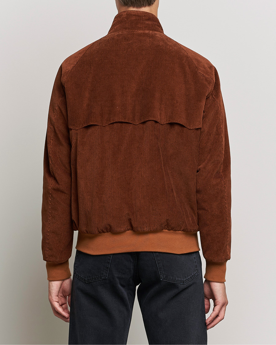 Homme | Manteaux Et Vestes | Baracuta | G9 Padded Corduroy Harrington Jacket Cognac