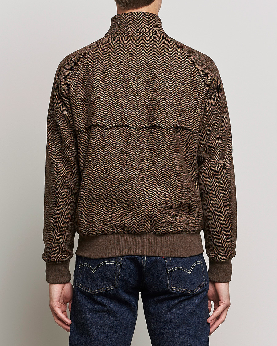 Homme | Manteaux Et Vestes | Baracuta | G9 Herringbone Wool Jacket Brown