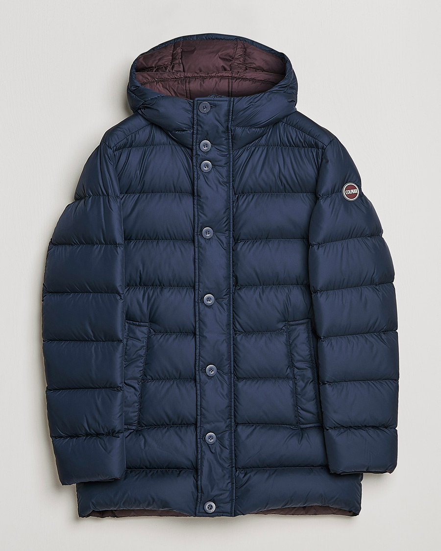 Homme | Manteaux Et Vestes | Colmar | Concrete Mid Down Parka Navy