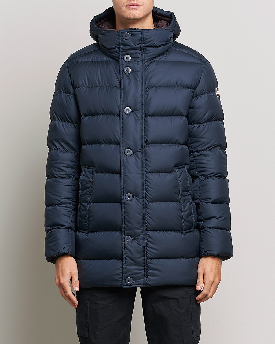 Homme | Manteaux Et Vestes | Colmar | Concrete Mid Down Parka Navy
