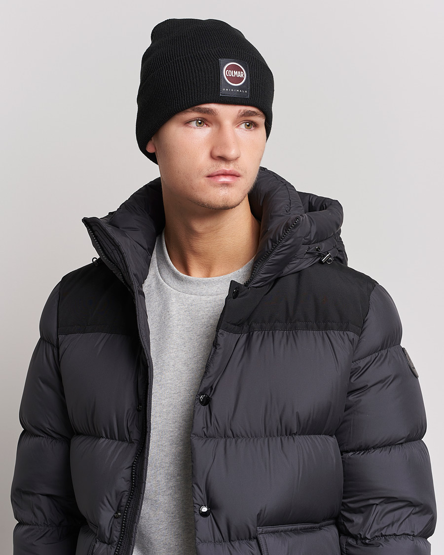Homme | Colmar Cotton Beanie Black | Colmar | Cotton Beanie Black